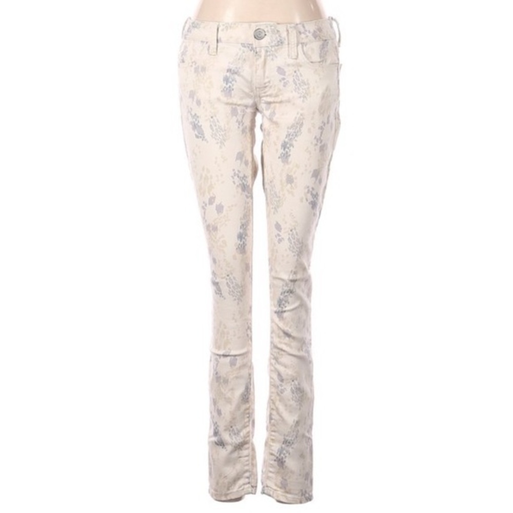 American Eagle White Patterned Jegging Jeans - image 2